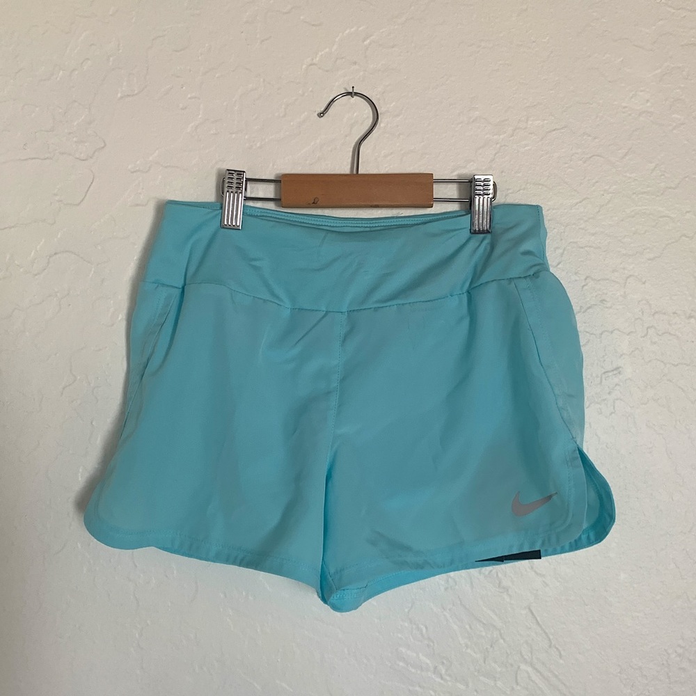 NIKE BLUE RUNNING SHORTS